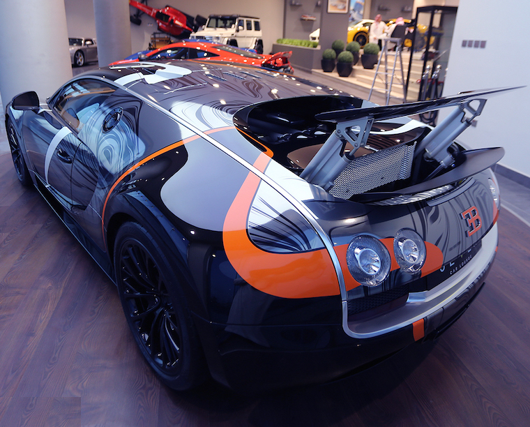 Bugatti veyron in australia