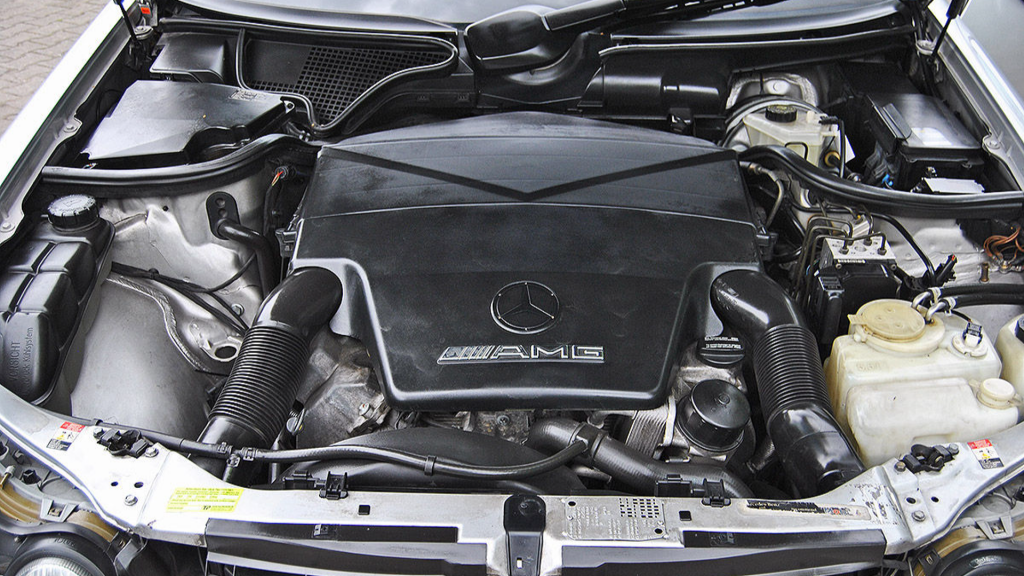 Michael Schumacher’s Mercedes-Benz E55 AMG Engine Bay