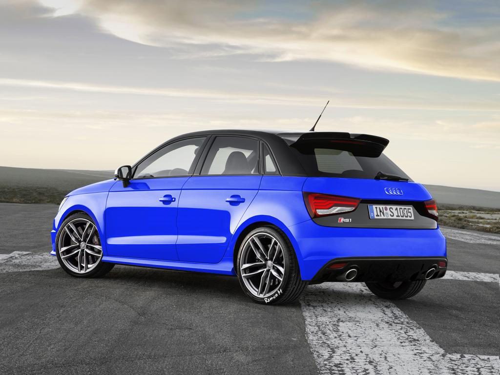 Audi RS1 Concept in Blue with Oval Exhaust