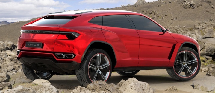 Lamborghini Urus Concept in Red