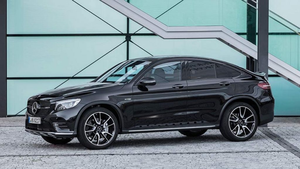 Mercedes-Benz AMG GLC43 Coupe side angle