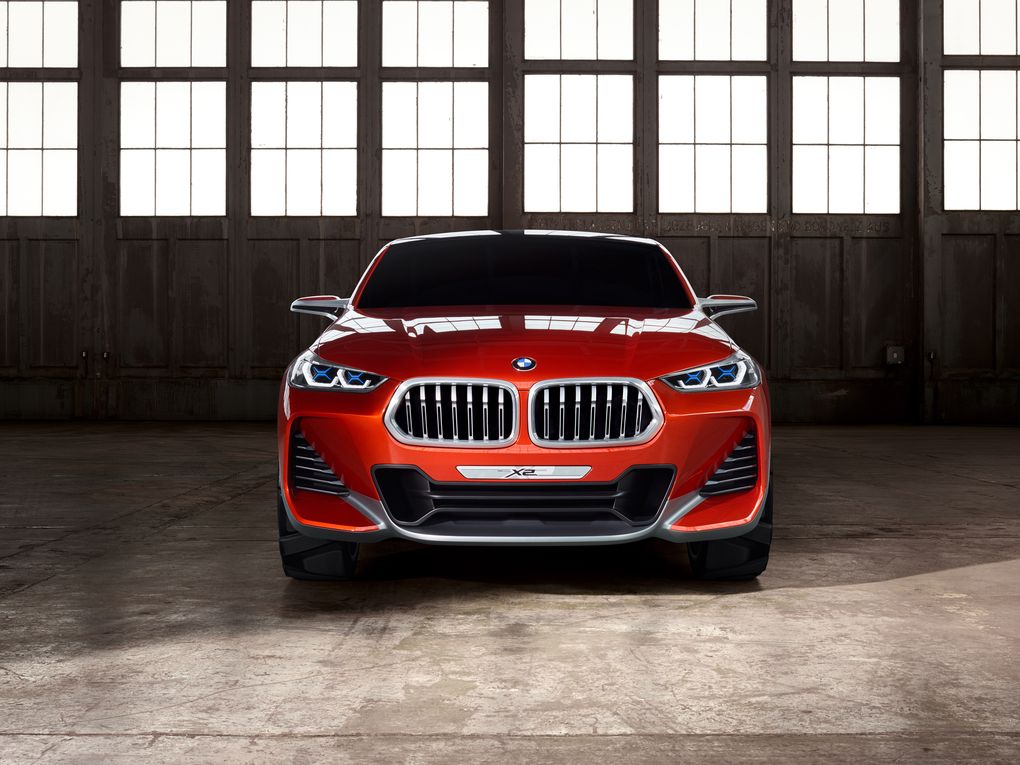 Red 2018 BMW X2 Front Profile