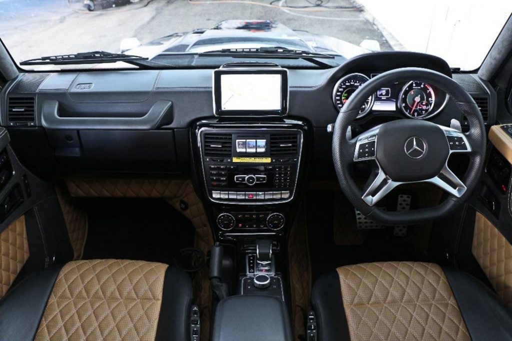 Brabus G800 Interior with Mercedes Benz Steering Wheel