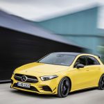 AMG A35 front blurred background