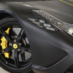 Ferrari 458 Speciale Matte Black ceramix brakes with yellow calipers